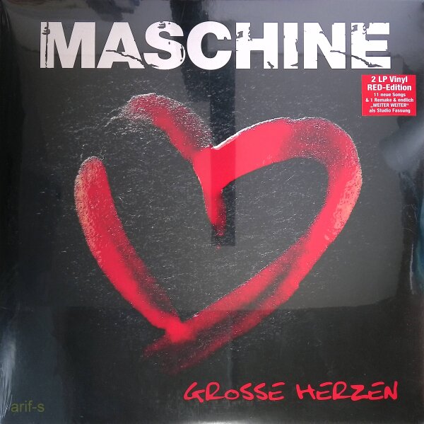 Maschine – Grosse Herzen - 2x Vinyl, LP / RED - Edition - M (Mint) Brandneu