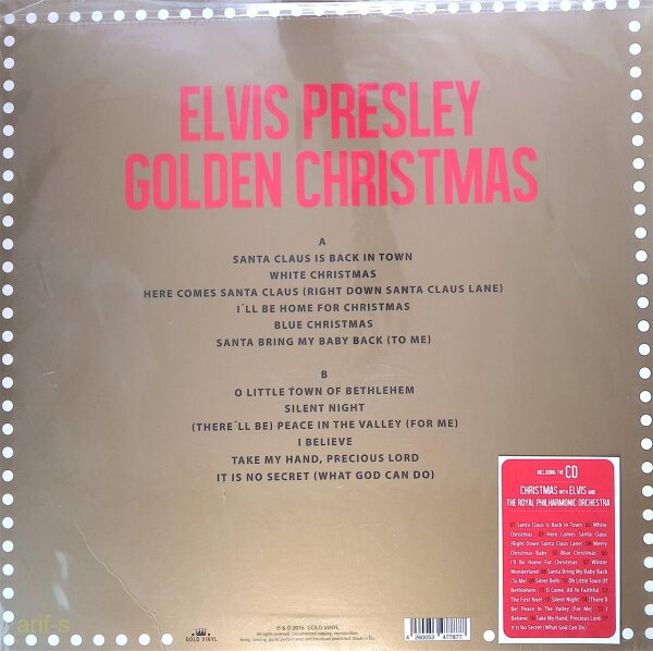 Elvis ‎– Golden Christmas  - Vinyl + Musik CD, LP - M (Mint) Brandneu
