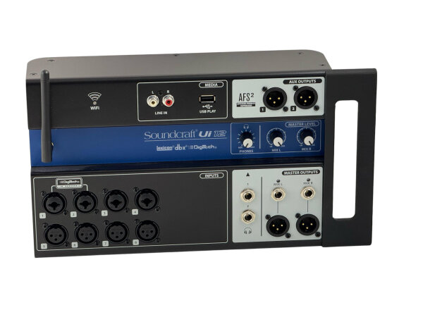Soundcraft - UI12 - Digitalmischpult / WiFi, 12-Kanäle - Top Zustand