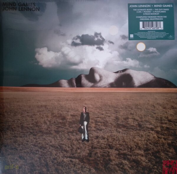 John Lennon – Mind Games - Vinyl, LP, Album, Reissue - M (Mint) Brandneu