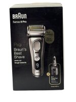 Braun Series 9 Pro 9467cc elektronischer Rasierer Silber...