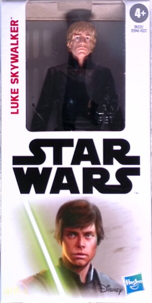 Luke Skywalker / Star Wars Action-Figur / Disney / Hasbro - Brandneu