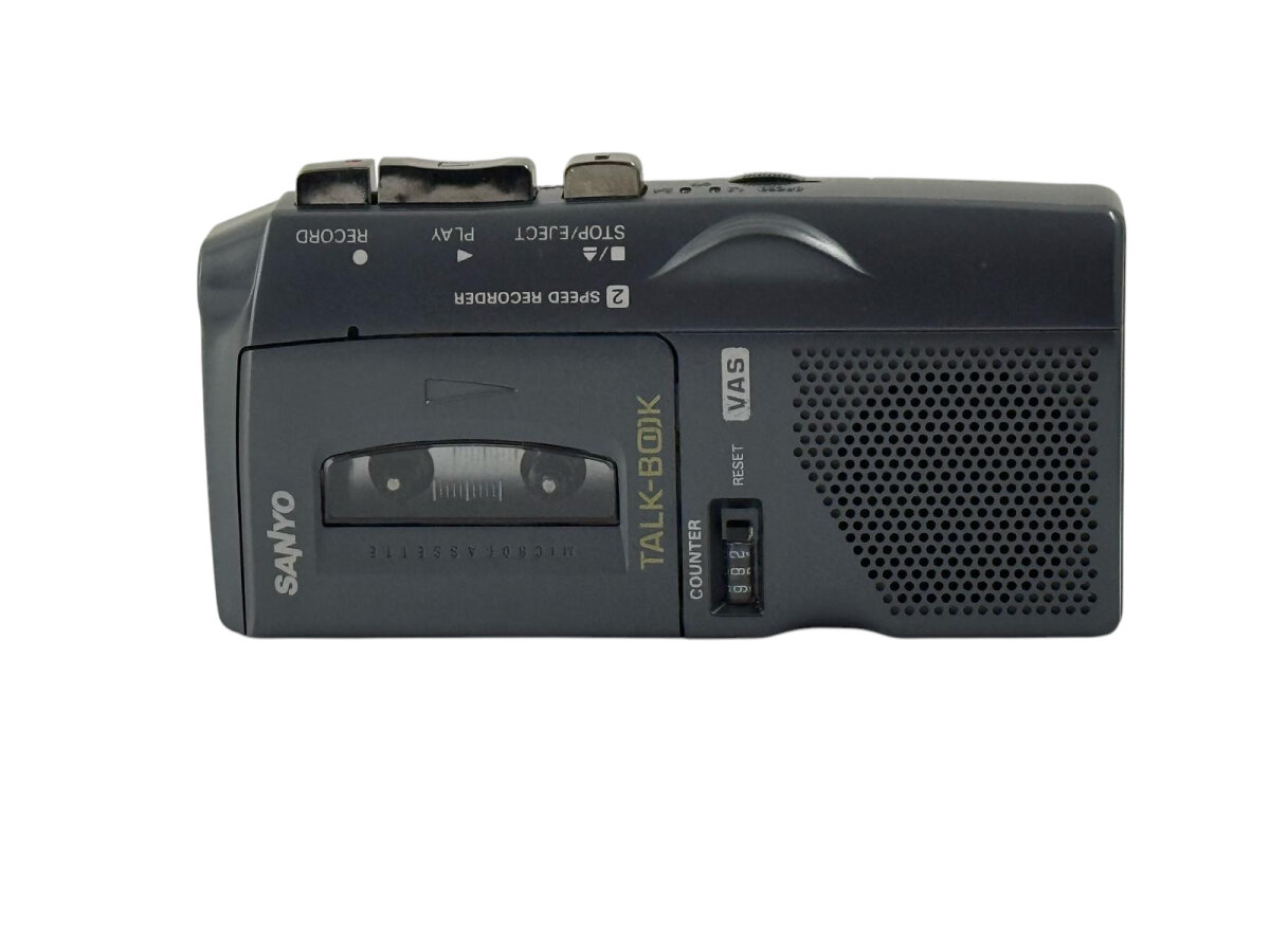 Enregistreur Micro Cassette SANYO TRC-520M Talk-Book + 2 Cassettes - Occasion