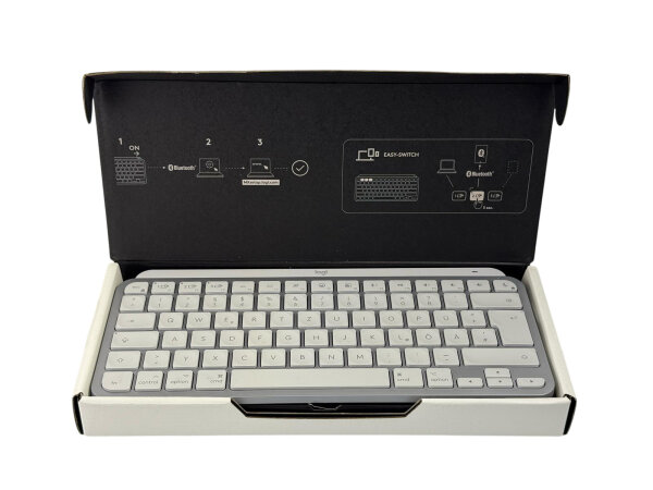 Logitech MX Keys Mini for Mac - Kompakte kabellose Bluetooth Tastatur / Top