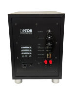 Canton SUB 80.2 - Aktiver Subwoofer / Schwarz / Top Zustand