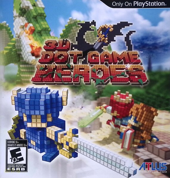 3D Dot Game Heroes (PS3 Sony PlayStation 3, 2010) CIB Complete + Handbuch
