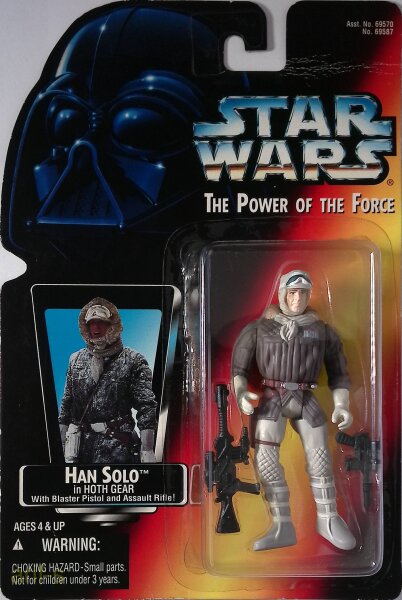 Star Wars: Power of the Force - Han Solo in Hoth Gear / Kenner / 1995 / Brandneu