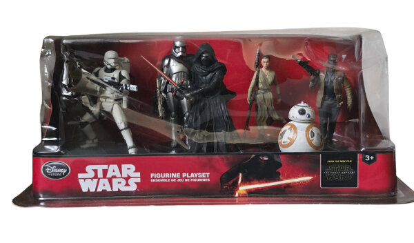 Star Wars: The Force Awakens - Set mit 6 Figuren / Disney Store / 3.75” / Brandneu