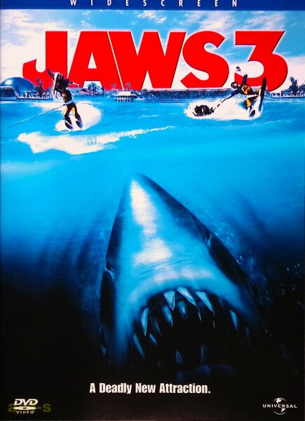 Jaws 3 (DVD, 2003, Widescreen, English /  French / Spanish) Top Zustand
