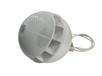 MOOD - KL-611 Kugellautsprecher / PA System / 6W - 3W - 100V / 26cm / Weiß / Neu