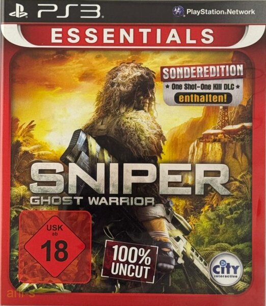 Sniper: Ghost Warrior - Essentials*Playstation3 / PS3 + Handbuch *Guter Zustand*