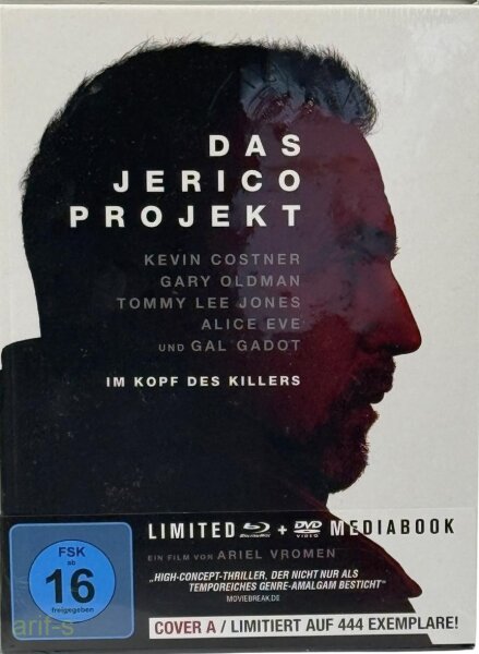 DAS JERICO PROJEKT IM KOPF DES KILLERS LIMITIERTES MEDIABOOK BLU RAY + DVD NEU