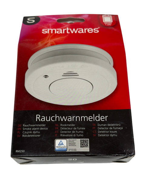 3x Smartwares FSM-11110 Rauchwarnmelder / Brandneu