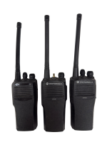 3x Motorola CP040 UHF 4 Kanal Handfunkgeräte / Funktion Top / Guter Zustand