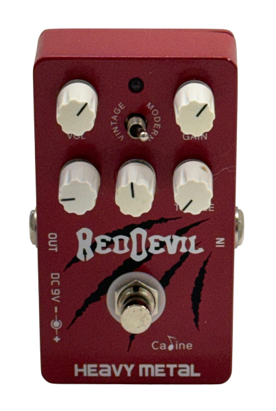 Caline CP-30 Heavy Metal / Red Devil / Effektpedal / für Gitarren / Top