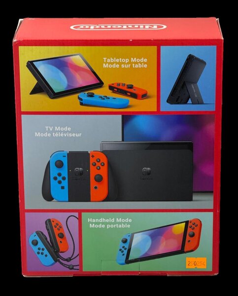 Nintendo Switch OLED / 64GB / Neon Rot/Neon Blau / OVP / Top Zustand