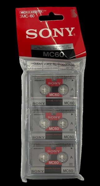 Sony - 3MC-60 3er Pack Mikrokassetten / Max. 120 min. / Brandneu