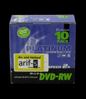 Platinum Mini DVD-RW 10er Pack / 1.46 GB / 30 Minuten /...