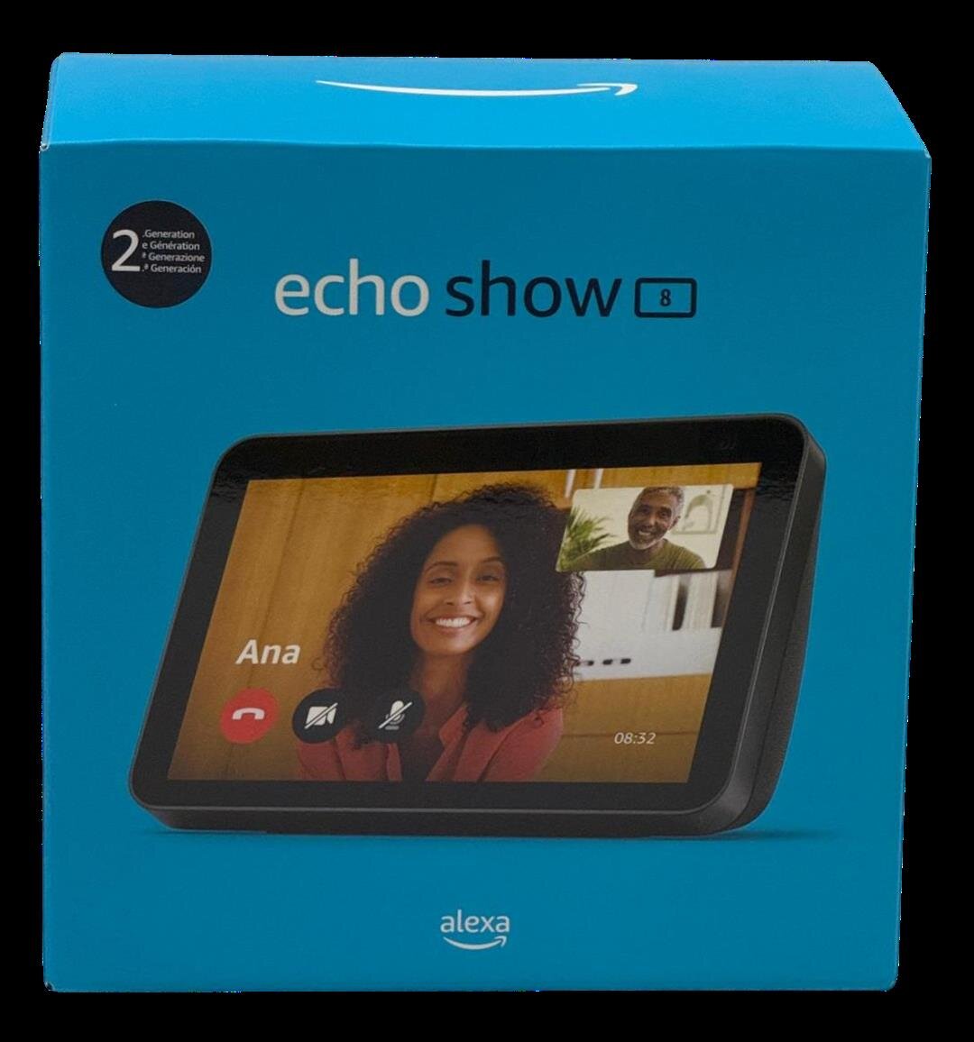 Amazon Echo Show 8 (2. Generation) Smart Display Lautsprecher / Anthr ...
