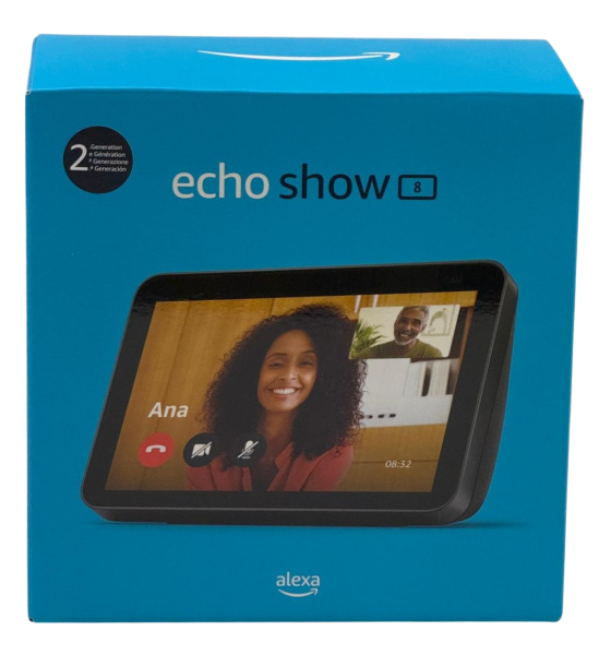Amazon Echo Show 8 (2. Generation) Smart Display Lautsprecher / Anthrazit / Neu