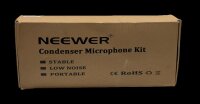 Neewer NW-700 Condenser Microphone Kit / Black Mic / Top Zustand