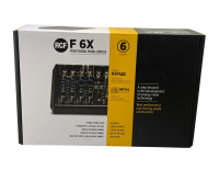 RCF F 6X - Professioneller Mixer / 6 Kanäle / PRO...