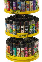 219x Clipper Feuerzeuge / versch. Motive / Clipper Ständer / Selten /Top Zustand