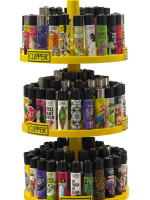 219x Clipper Feuerzeuge / versch. Motive / Clipper Ständer / Selten /Top Zustand