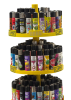 219x Clipper Feuerzeuge / versch. Motive / Clipper Ständer / Selten /Top Zustand