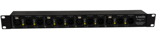 T. Racks Split it! Mk II 4-Kanal Mikrofon Splitter / Top Zustand
