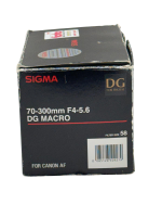 Sigma 70-300mm 1:4-5.6 DG Macro Objektiv für Canon / Guter Zustand