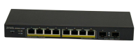 ZYXEL GS1900-10HP 8x PoE+ Gigabit 2x SFP Smart Managed Switch / OVP / Top