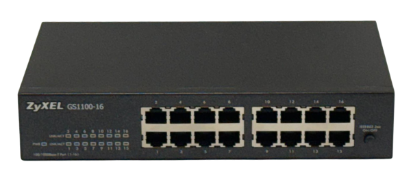 Zyxel GS1100-16 - Ethernet Switch / 16x Port  RJ45 1000-Mbit/s