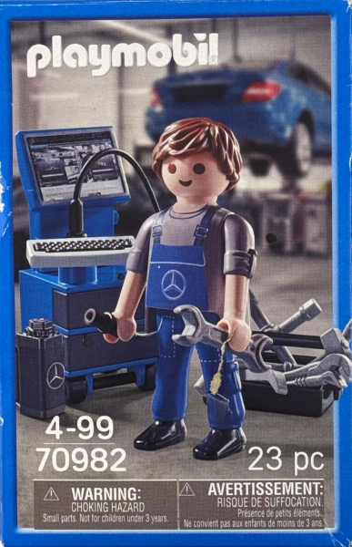 Playmobil Auto Mechaniker Mercedes / Sonderfigur / 70982 / OVP / Brandneu
