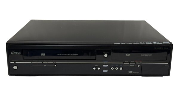Funai TD6D-D4413DB VHS/DVD/HDD Recorder / HDMI / Kombigerät / Teildefekt