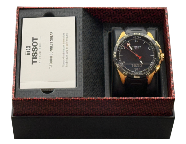 TISSOT - T-Touch Connect Solar T121.420.47.051.02 / Schwarz / Herrenuhr /Wie Neu