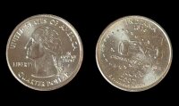 USA 2002 P Indiana State Quarter / 25 Cents /...