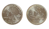 USA 2002 P Indiana State Quarter / 25 Cents / unzirkuliert /Original Umlaufmünze
