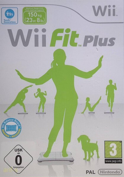 Wii Fit Plus Spiel + Handbuch (Nintendo Wii)
