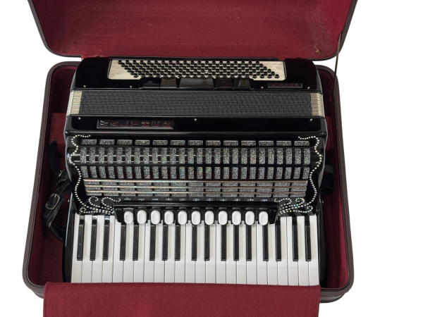 Walther "Saphir" Akkordeon / 4 Chörig / 120 Bässe / Koffer / Top Zustand