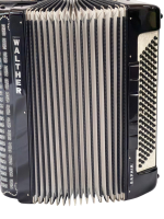 Walther "Saphir" Akkordeon / 4 Chörig / 120 Bässe / Koffer / Top Zustand