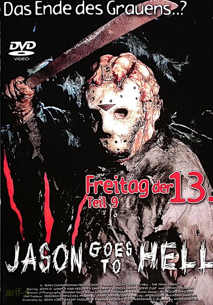 Freitag Der 13. Teil 9 - Jason Goes To Hell / Uncut / DVD * Top Zustand