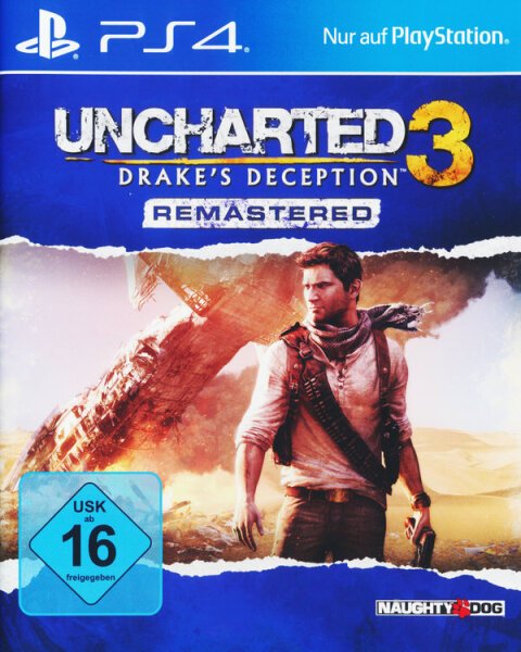 Uncharted 3 - Drakes Deception (Remastered) Playstation 4 / PS5 * Guter Zustand