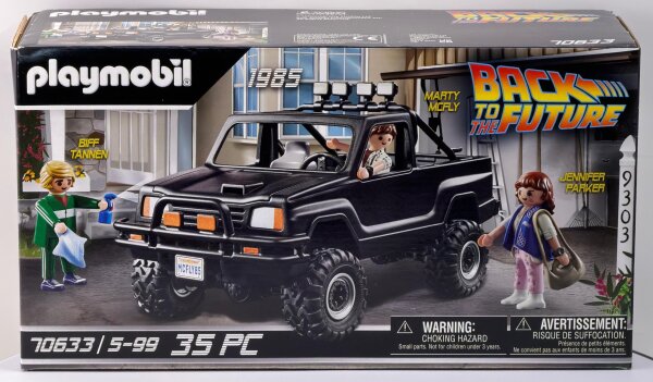 PLAYMOBIL Back to the Future Martys Pick-up Truck / 35 Tlg. / 70633 / Neu & OVP