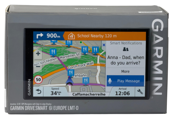 Garmin DriveSmart 61 LMT-D - GPS-Navigationsgerät / 6,9 Zoll / NAVI /Europa /OVP