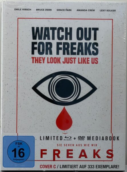 WARCH OUT FOR FREAKS Mediabook Bluray + DVD limitiert 333 Exemplare Cover C
