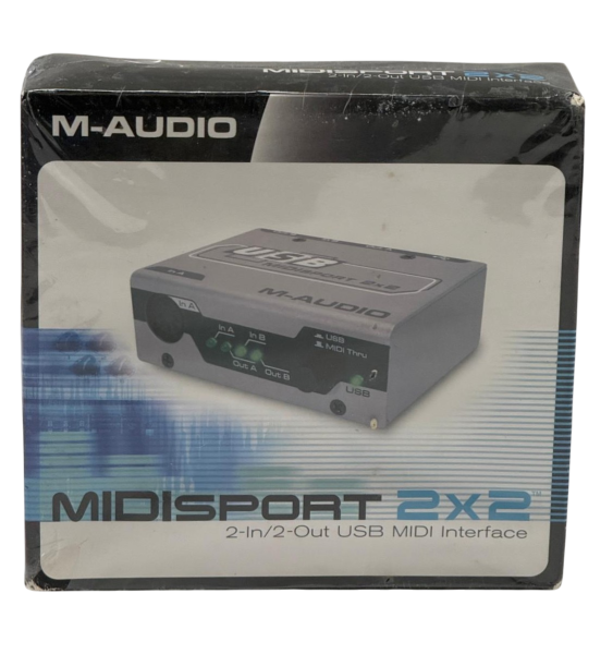 M-Audio Midisport USB Midi Interface / 2x2 / 2-IN & 2-OUT / Brandneu
