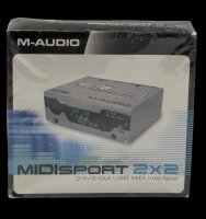 M-Audio Midisport USB Midi Interface / 2x2 / 2-IN &...