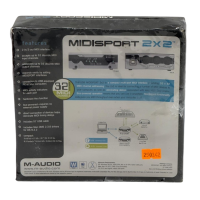 M-Audio Midisport USB Midi Interface / 2x2 / 2-IN & 2-OUT / Brandneu