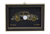 H. Lehner VW. Käfer / Handgefertigte Collage aus...